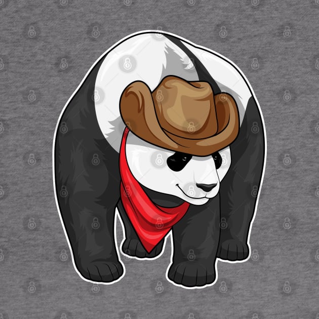 Panda Cowboy Cowboy hat by Markus Schnabel